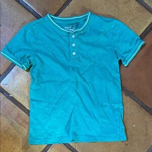 Cat & Jack shirt sleeve teal shirt